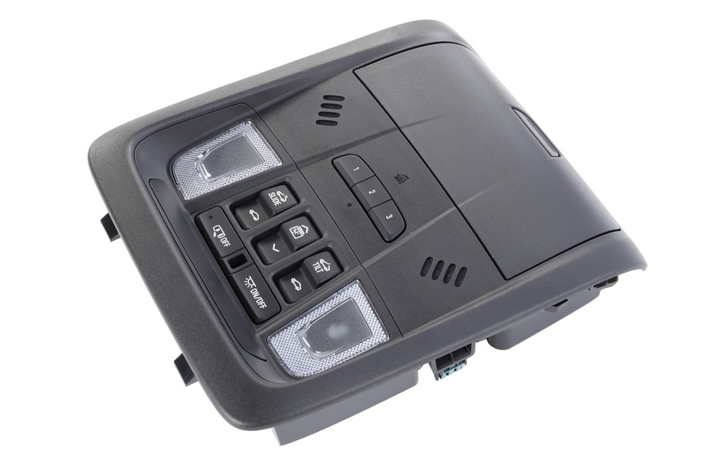 GM Genuine Parts Jet Black Roof Console