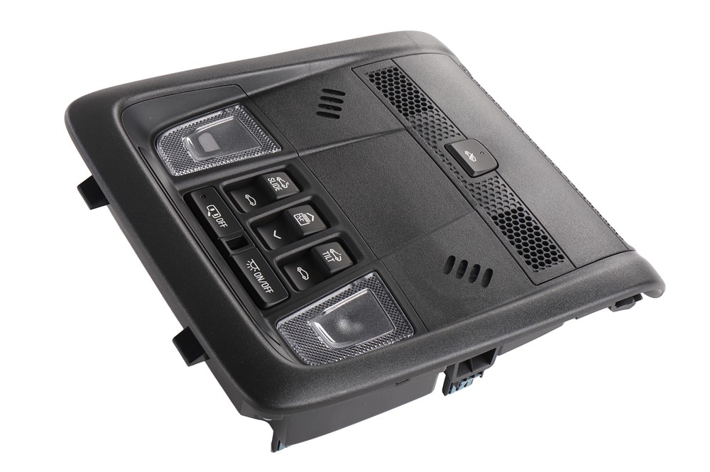 GM Genuine Parts Jet Black Roof Console