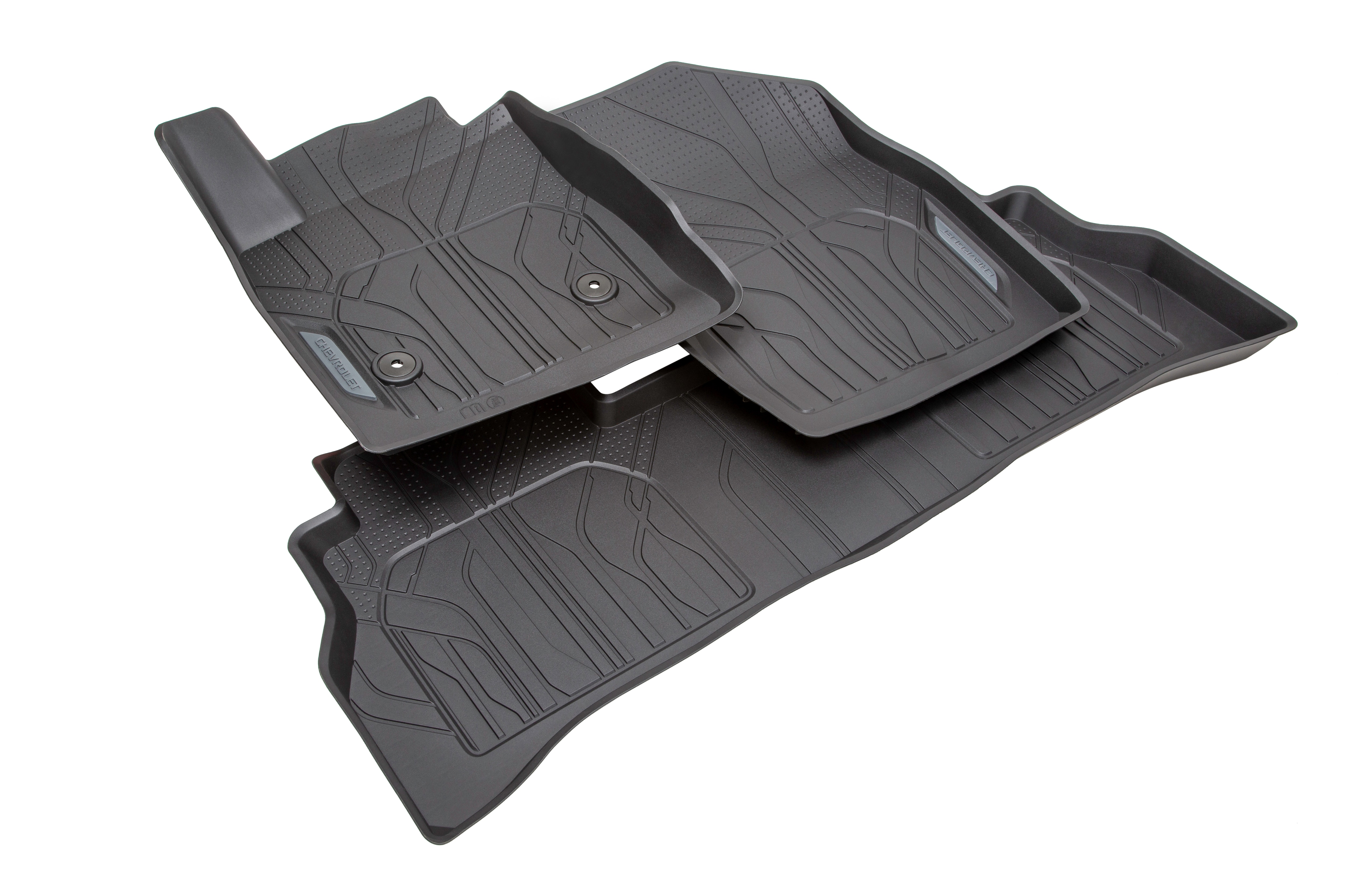 First- and Second-Row Premium All-Weather Floor Liners in Black
