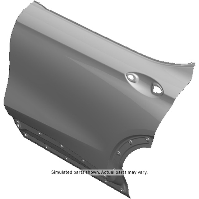 GM Genuine Parts Rear Driver Side Door Outer Panel