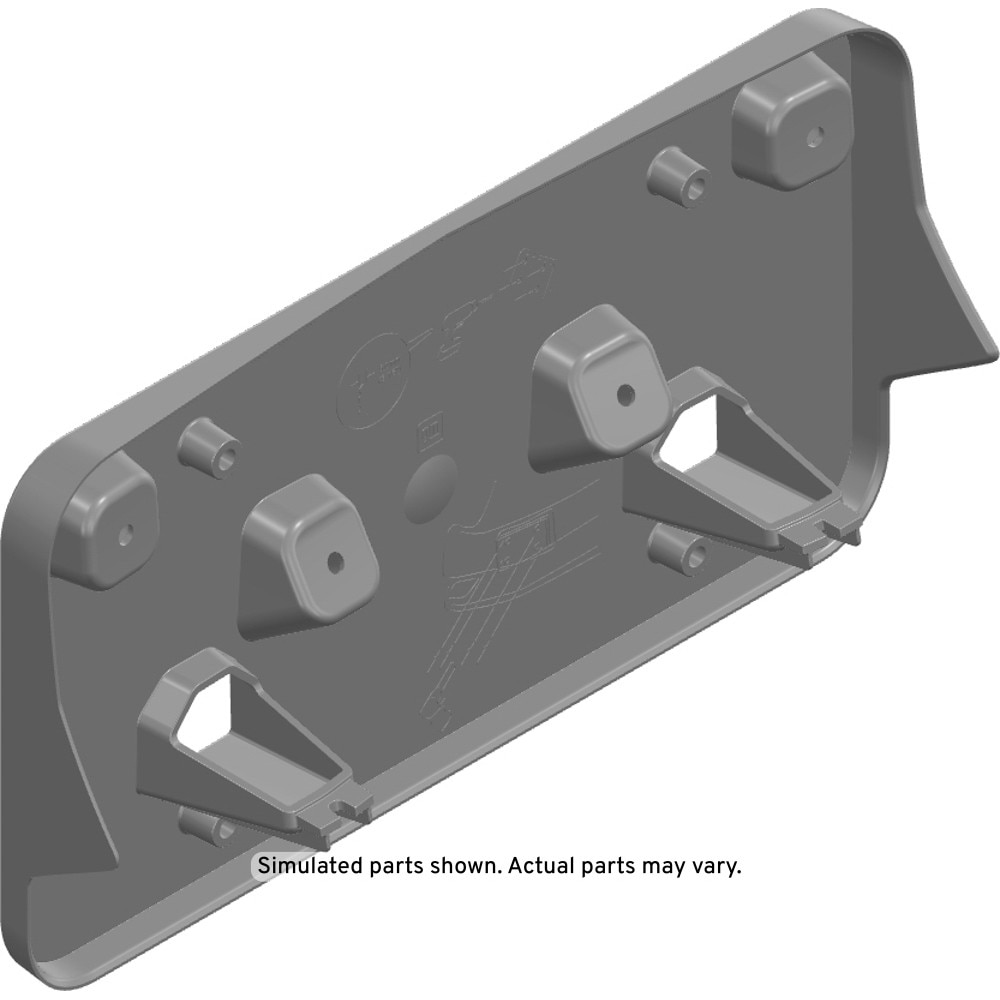 GM Genuine Parts Front License Plate Bracket