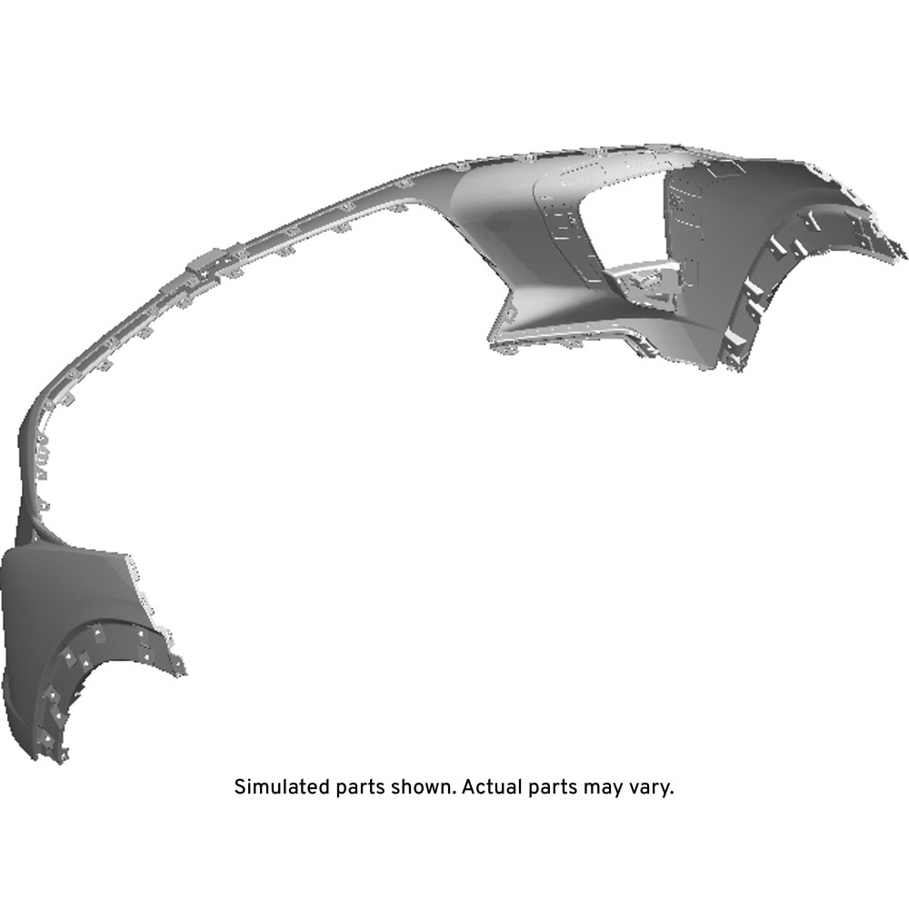 GM Genuine Parts Primed Front Bumper Upper Fascia