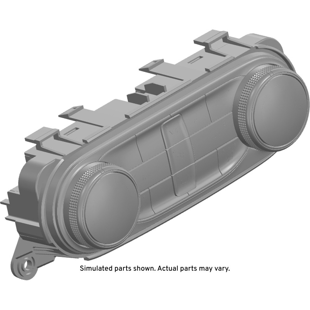 GM Genuine Parts Jet Black Heater and Air Conditioning User Interface Control (Programming Required)