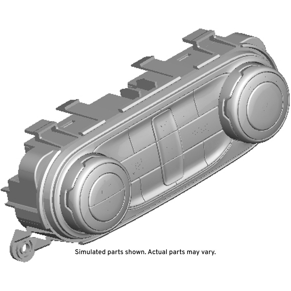 GM Genuine Parts Jet Black Heater and Air Conditioning User Interface Control (Programming Required)
