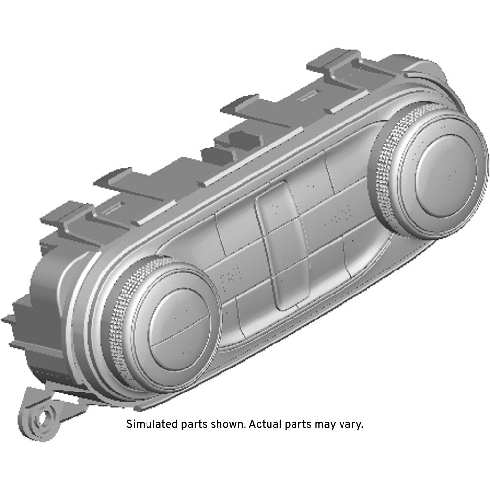GM Genuine Parts Jet Black Heater and Air Conditioning User Interface Control (Programming Required)