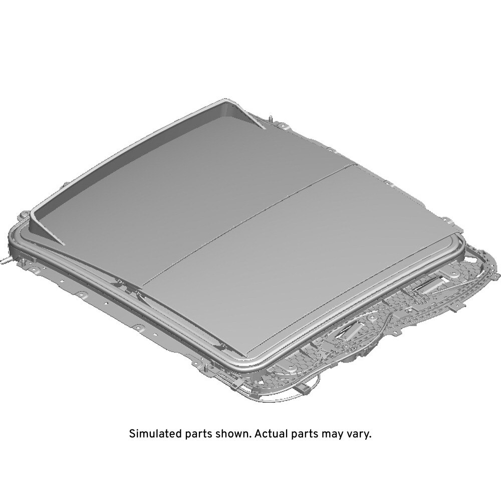 GM Genuine Parts Light Opal Gray Sunroof Module