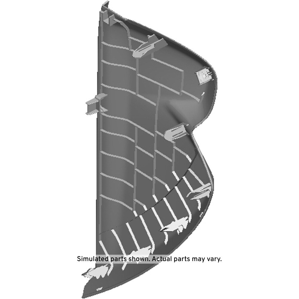 GM Genuine Parts Jet Black Passenger Side Instrument Panel Outer Trim Cover