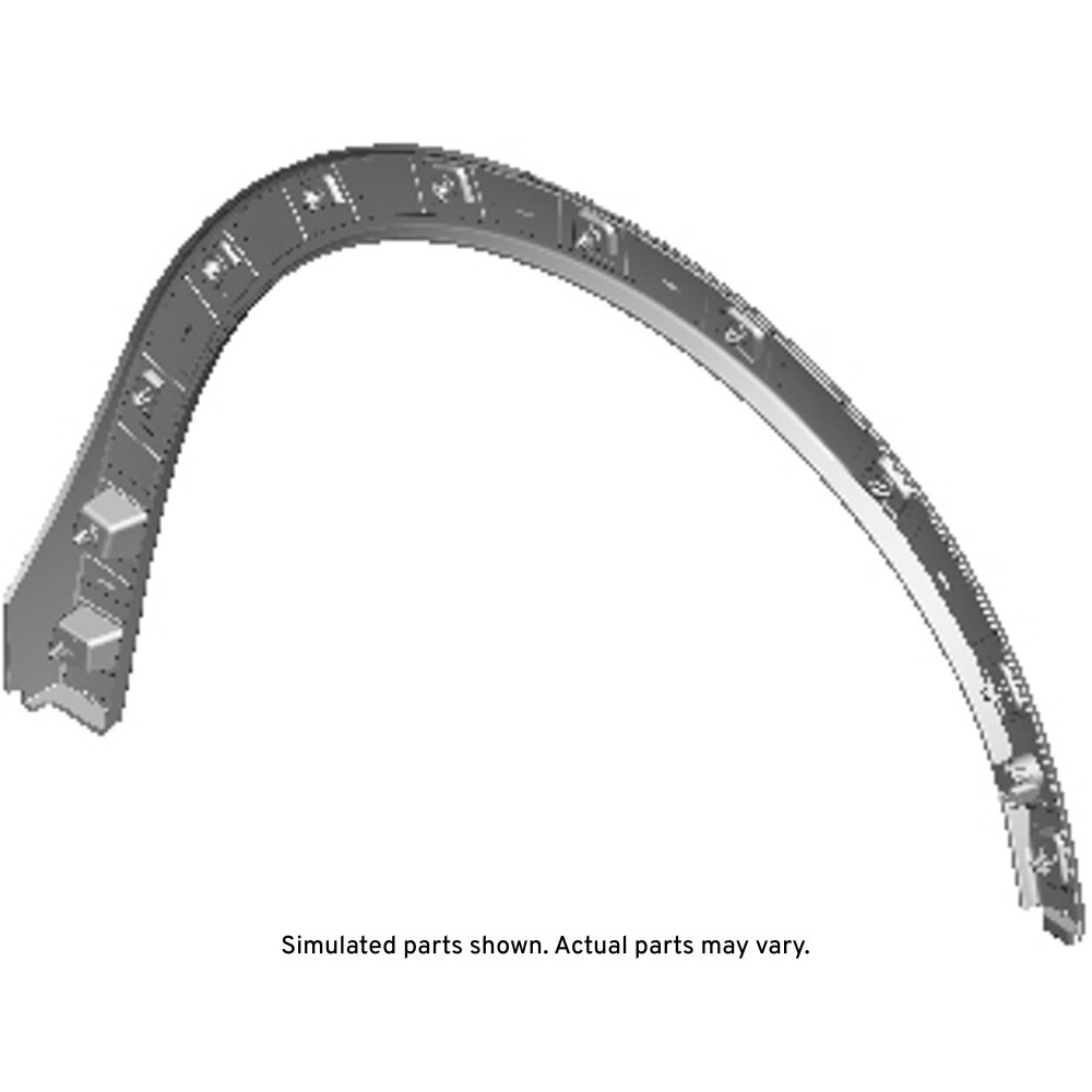GM Genuine Parts Black Rear Passenger Side Wheel Opening Molding