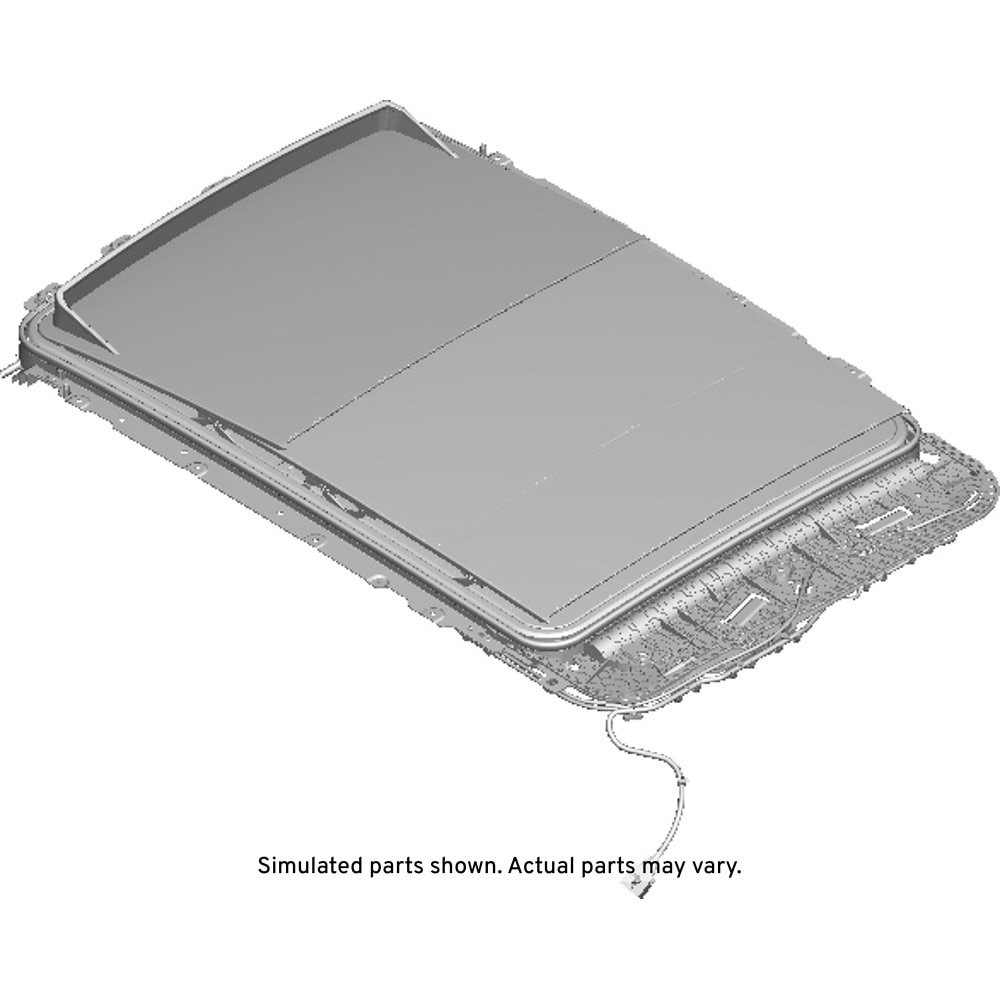GM Genuine Parts Very Light Ash Gray Sunroof Module