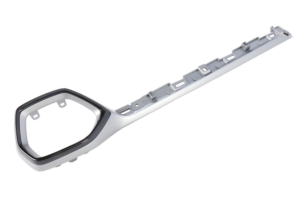 GM Genuine Parts Medium Anderson Silver Metallic Passenger Side Instrument Panel Trim Plate Applique