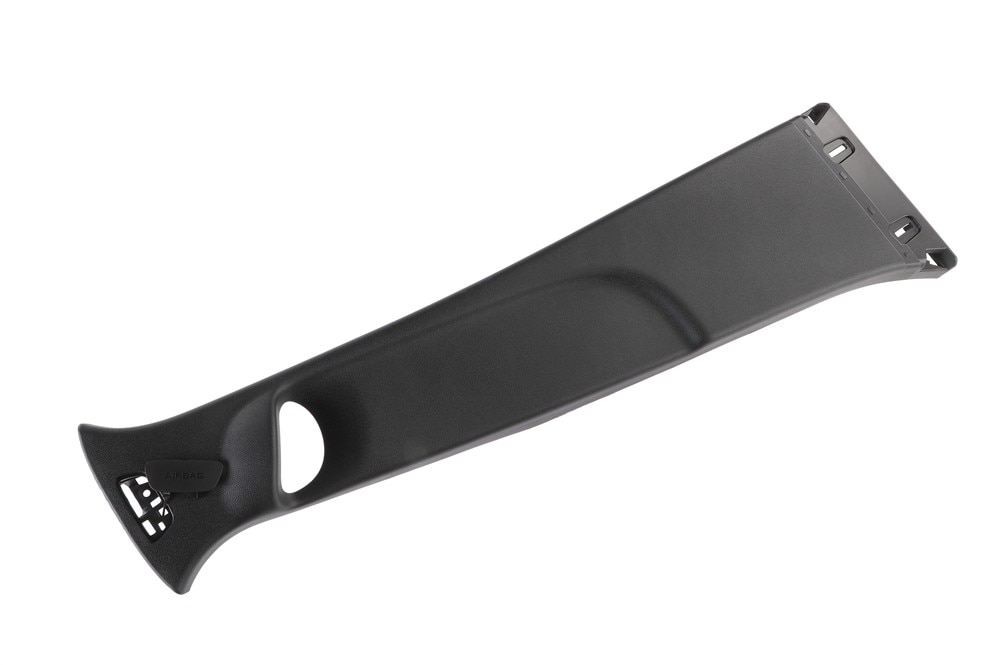 GM Genuine Parts Jet Black Passenger Side Center Pillar Upper Trim Panel