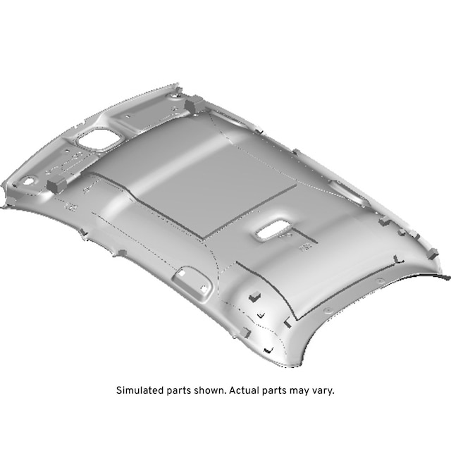 GM Genuine Parts Jet Black Headlining Trim Panel