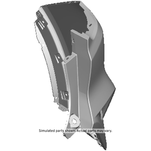 GM Genuine Parts Rear Bumper Passenger Side Upper Fascia