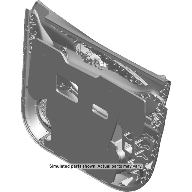 GM Genuine Parts Jet Black Front Driver Side Door Trim