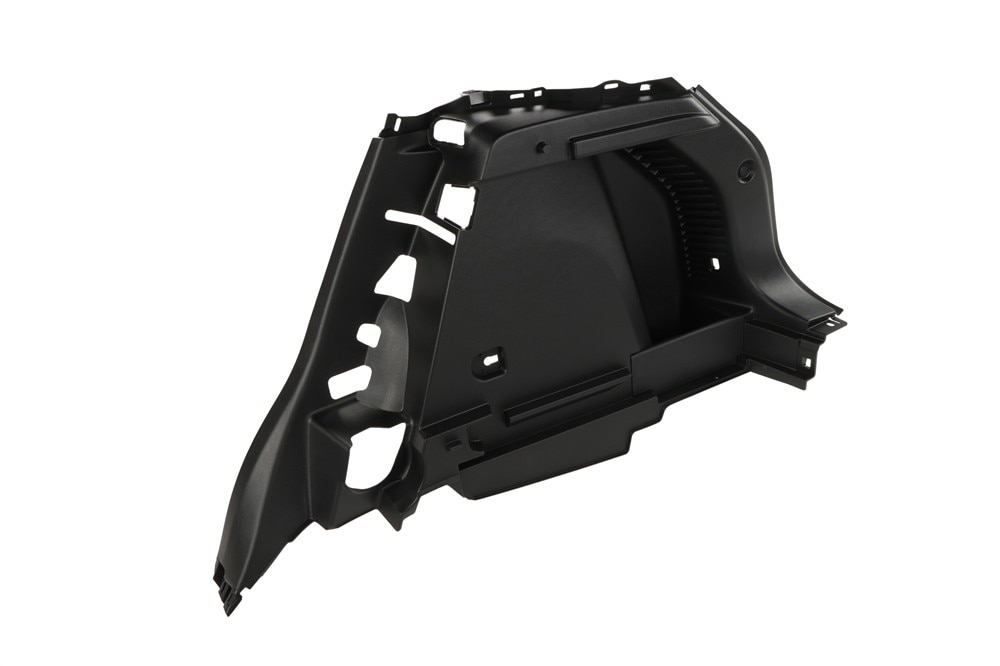 GM Genuine Parts Jet Black Passenger Side Quarter Lower Rear Trim Panel