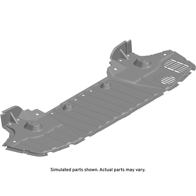 GM Genuine Parts Underbody Rear Air Rear Deflector