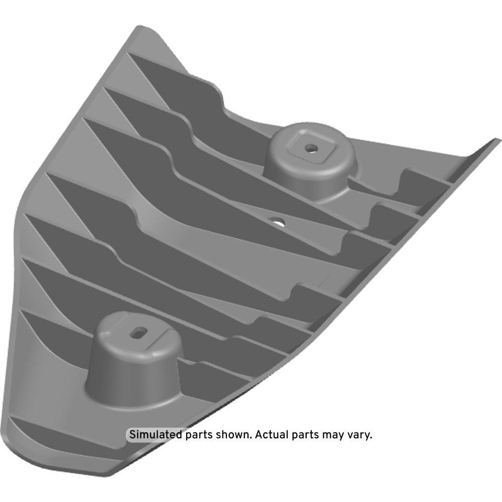 GM Genuine Parts Underbody Rear Air Rear Deflector