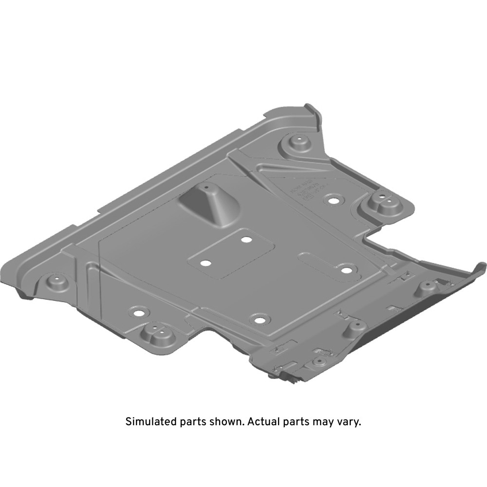 GM Genuine Parts Underbody Rear Air Rear Deflector