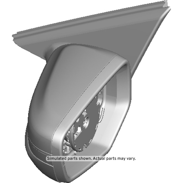 GM Genuine Parts Primed Driver Side Door Mirror Housing