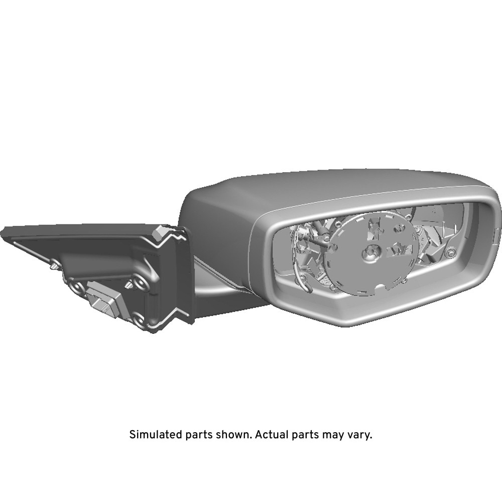 GM Genuine Parts Primed Passenger Side Door Mirror Housing