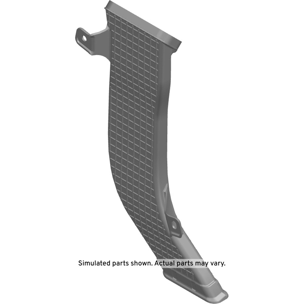 GM Genuine Parts Driver Side Auxiliary Air Conditioning Air Lower Duct