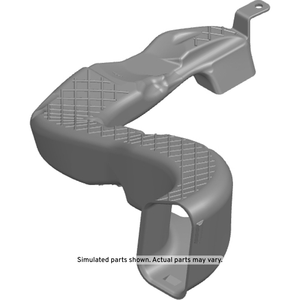 GM Genuine Parts Passenger Side Floor Front Air Outlet Duct
