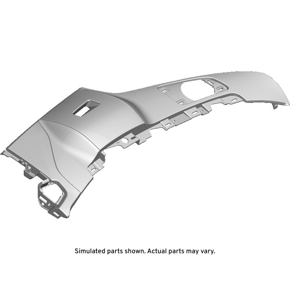 GM Genuine Parts Jet Black Driver Side Instrument Panel Upper Trim Panel