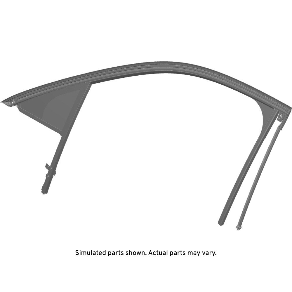 GM Genuine Parts Front Drivers Side Door Window Weatherstrip
