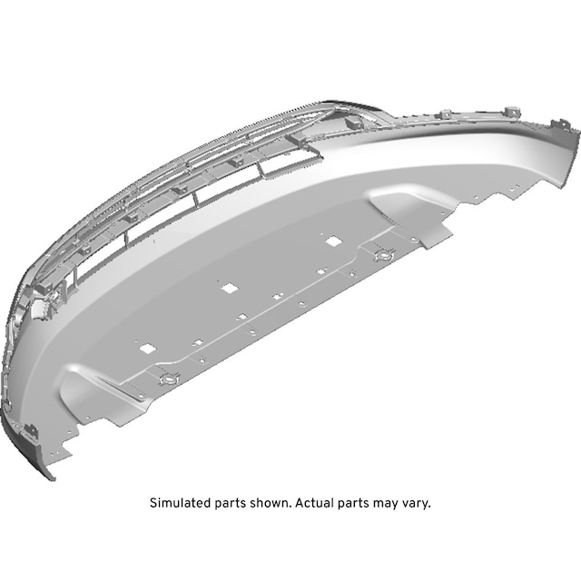 GM Genuine Parts Primed Front Bumper Lower Fascia