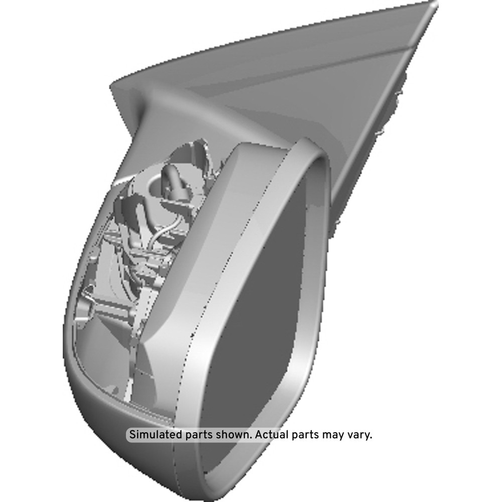 GM Genuine Parts Driver Side Door Mirror without Cover