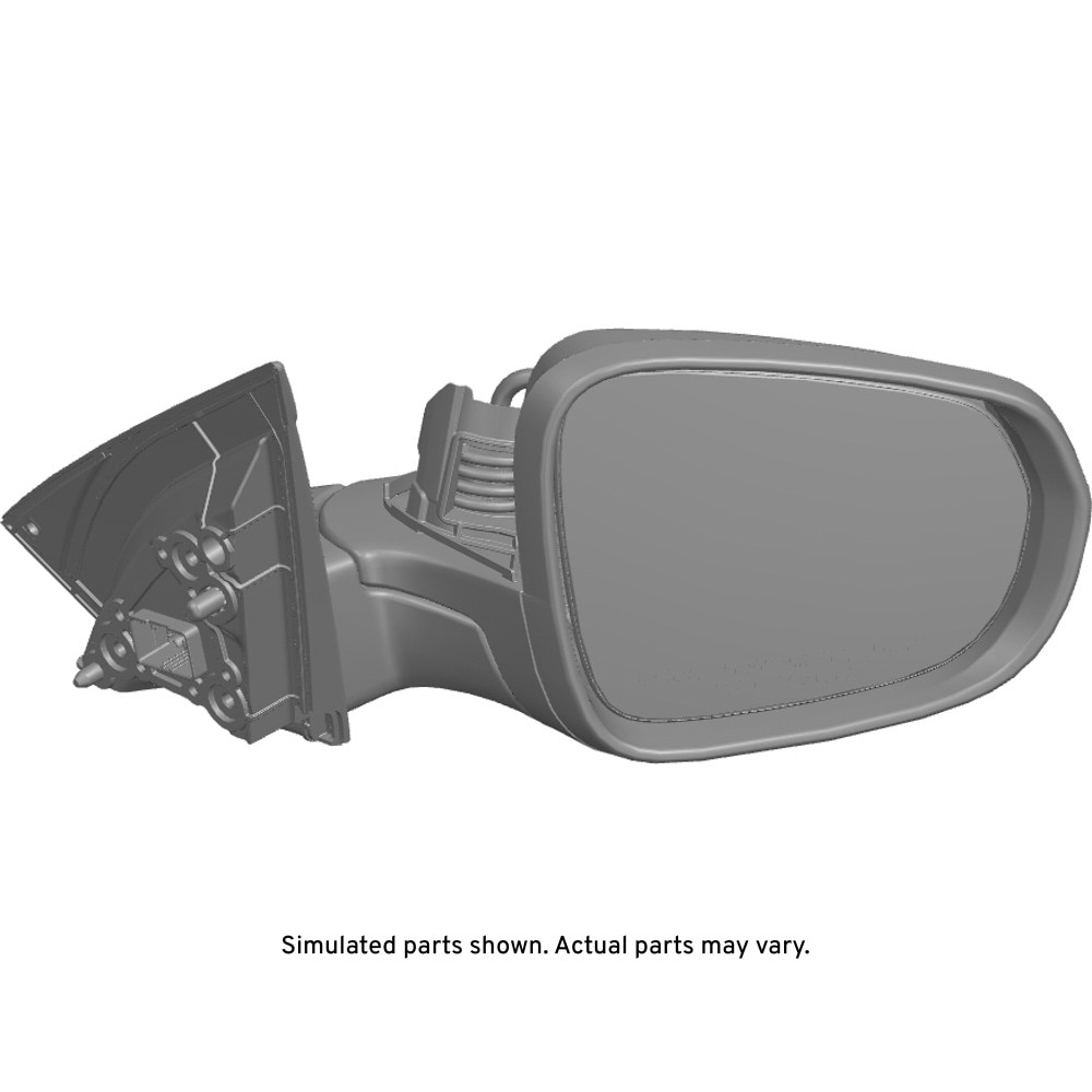 GM Genuine Parts Passenger Side Door Mirror without Cover