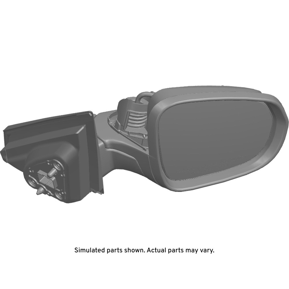 GM Genuine Parts Passenger Side Door Mirror without Cover