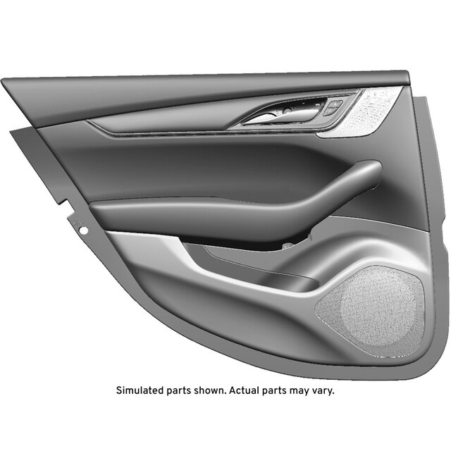GM Genuine Parts Light Vanilla Rear Driver Side Door Trim
