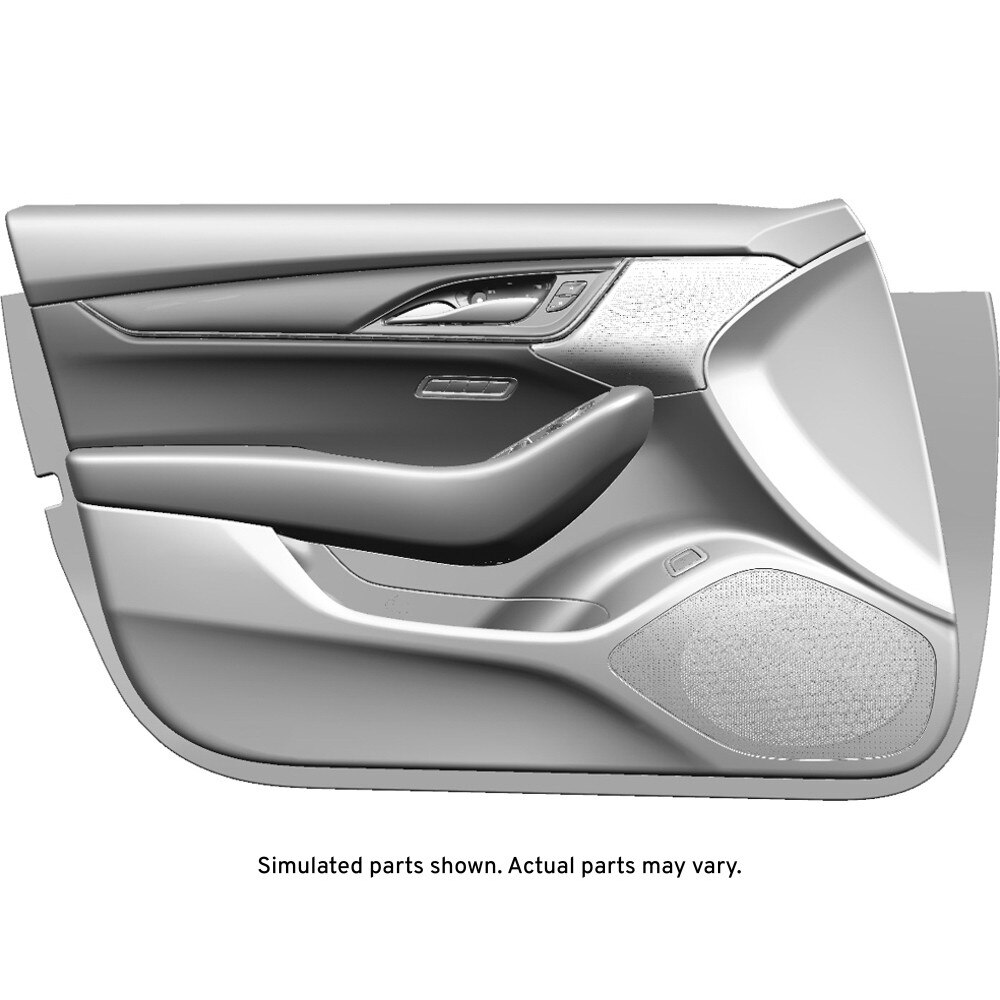 GM Genuine Parts Maple Sugar Front Driver Side Door Trim