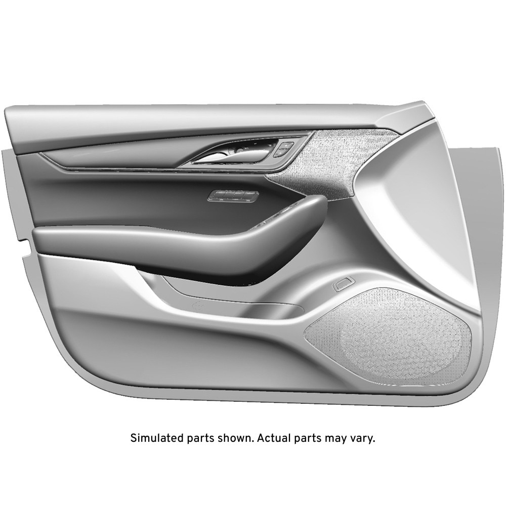 GM Genuine Parts Jet Black Front Driver Side Door Trim