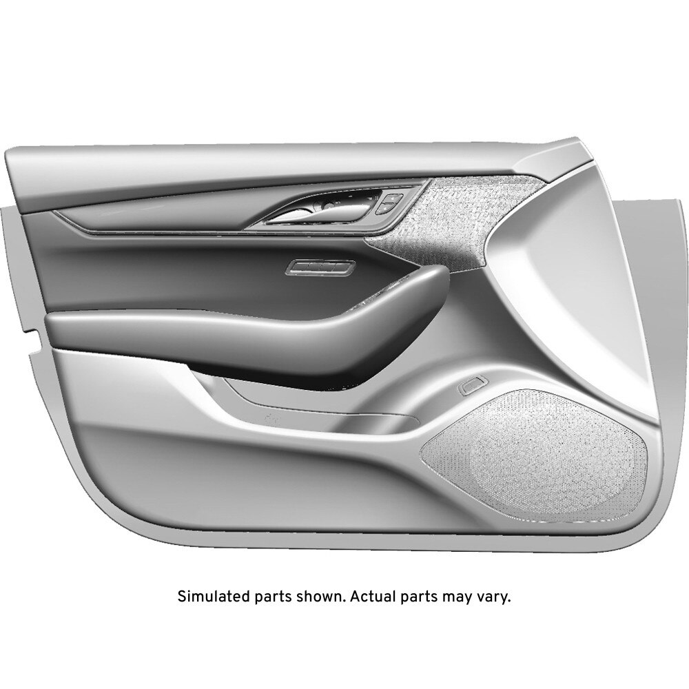 GM Genuine Parts Jet Black Front Driver Side Door Trim