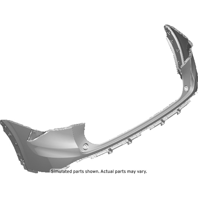 GM Genuine Parts Primed Rear Bumper Upper Fascia