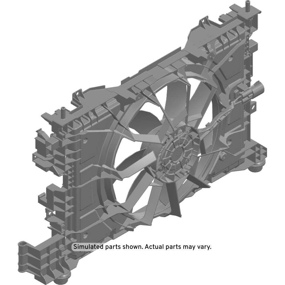 GM Genuine Parts Electric Drive Transaxle Radiator Fan