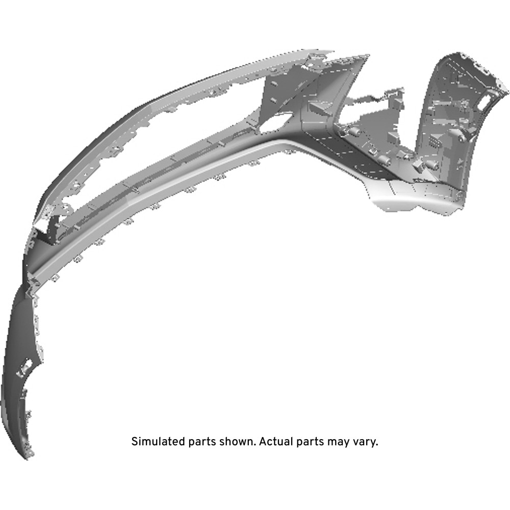GM Genuine Parts Primed Front Bumper Upper Fascia