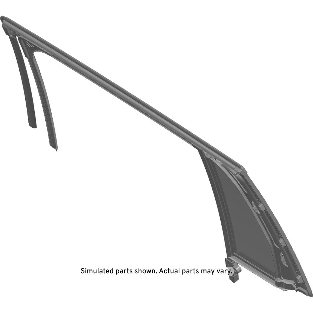 GM Genuine Parts Rear Passengers Side Door Window Weatherstrip