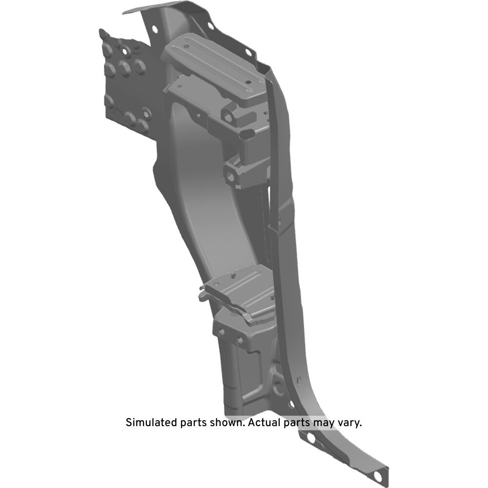 GM Genuine Parts Passengers Side Body Hinge Pillar Outer Panel Reinforcement