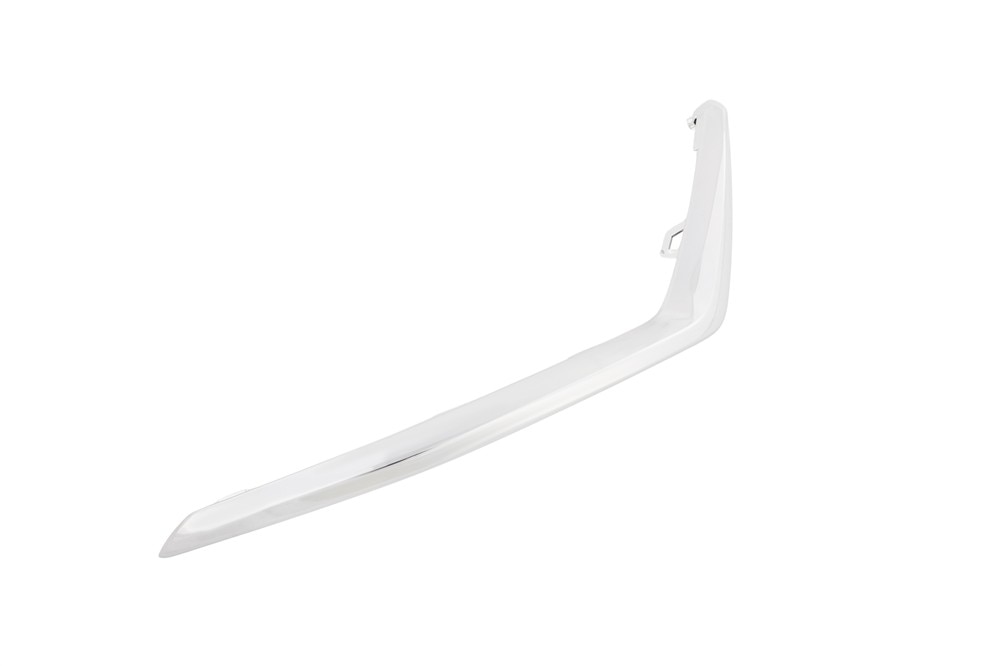 GM Genuine Parts Galvano Silver Front Bumper Fascia Passenger Side Lower Molding