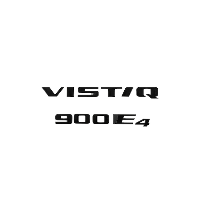 VISTIQ Emblems in Hudson Metallic