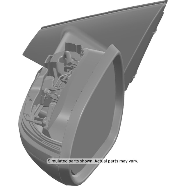 GM Genuine Parts Outside Rear Drivers Side View Mirror