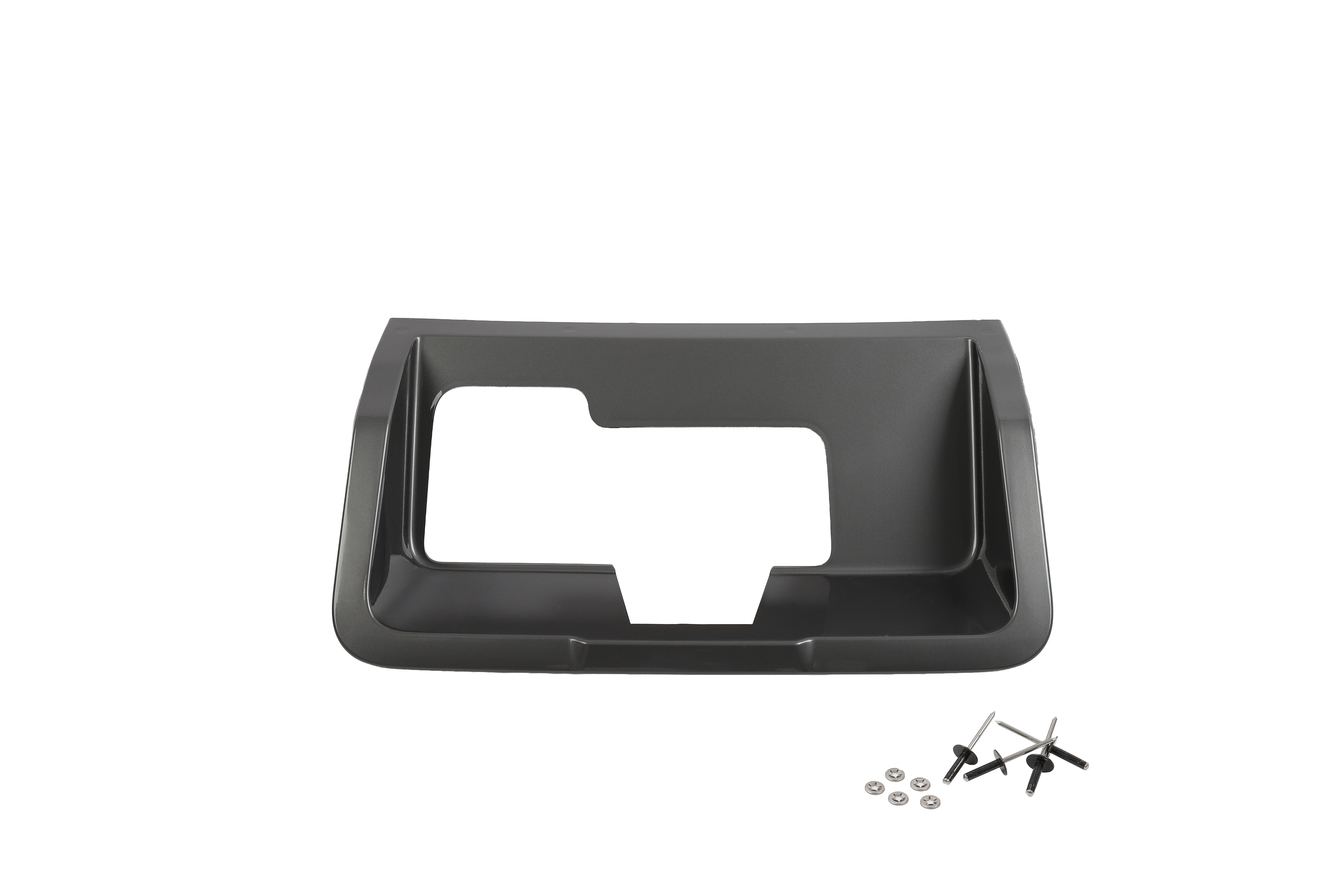 Trailer Hitch Trim Bezel in Black