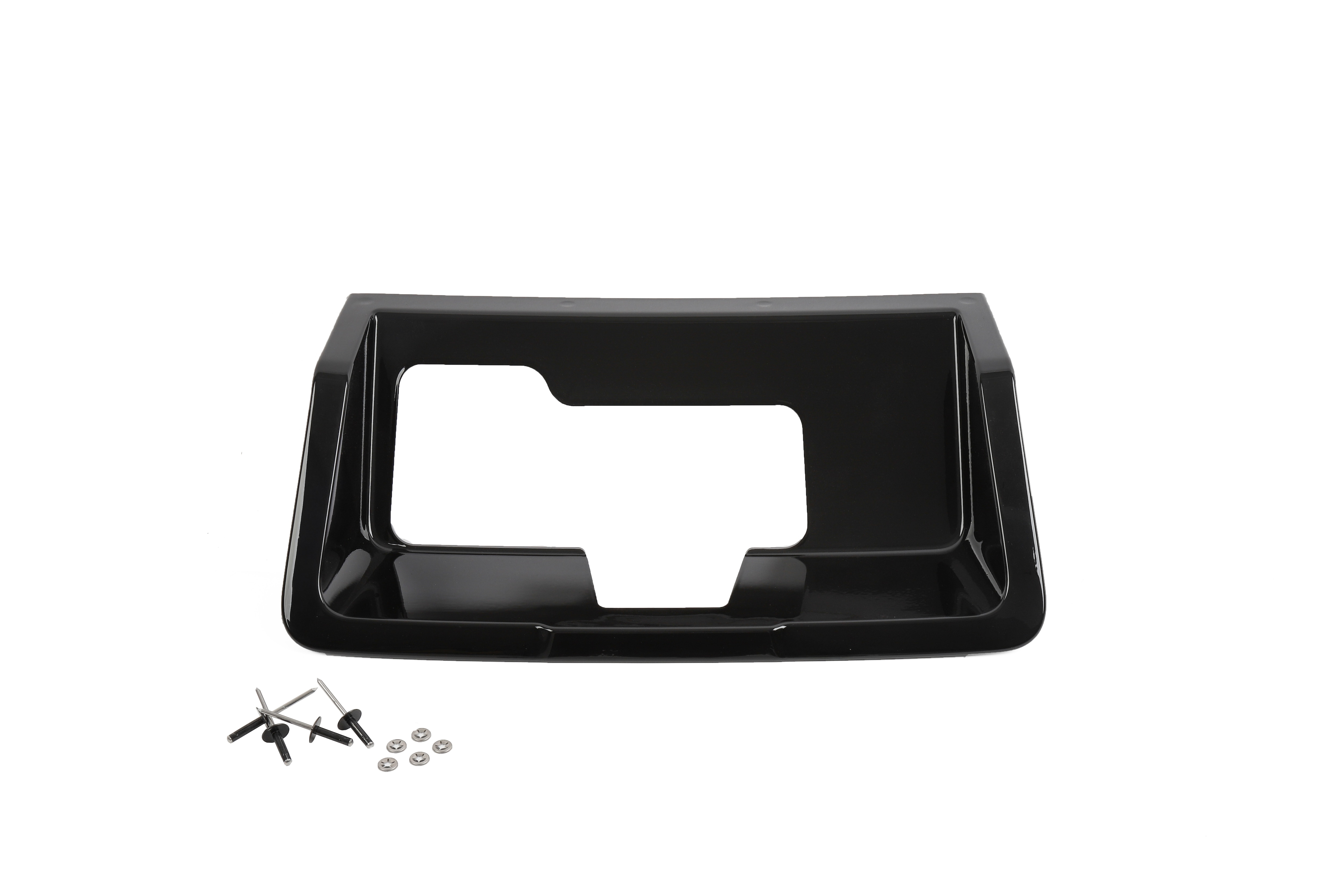 Trailer Hitch Trim Bezel in Black
