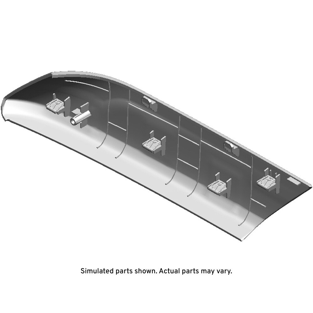 GM Genuine Parts Cocoa Driver Side Rear Door Armrest Cover Trim