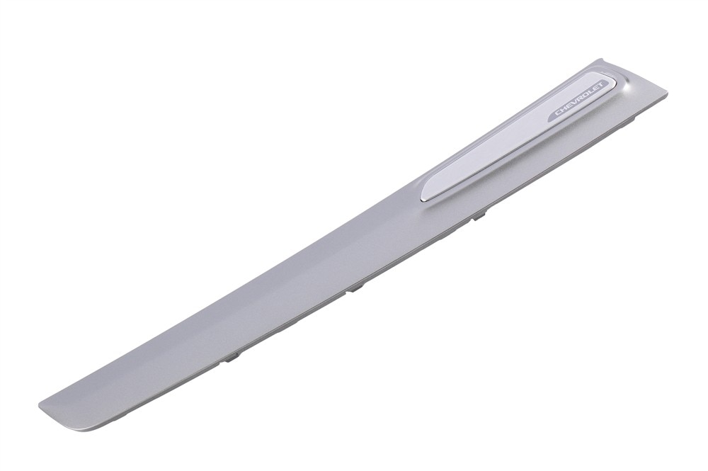 GM Genuine Parts Dark Sleek Silver Front Driver Side Door Trim Panel Applique
