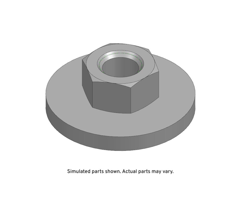 GM Genuine Parts Catalytic Converter Brace Bracket Nut