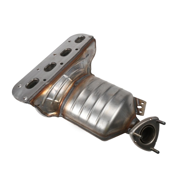 GM Genuine Parts Exhaust Manifold with 3-Way Catalytic Converter, Flange, Support, and Studs